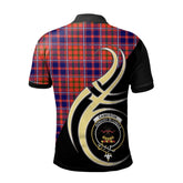 Clan Cameron of Lochiel Modern Tartan Polo Shirt - Believe In Me Style HX14 Cameron of Lochiel Modern Tartan Tartan Polo